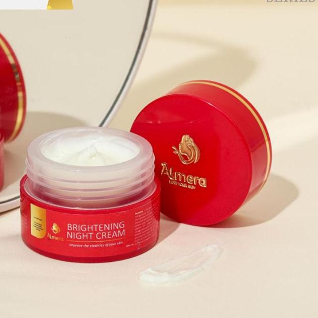 ✬ Almera Skincare Night Cream Whitening, (New)  Brightening Night Cream , Almera Skincare, Almera Sk