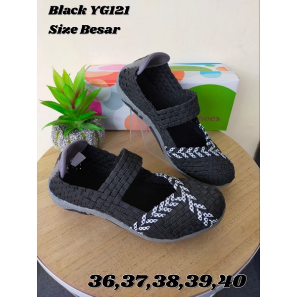 CITY SHOES ANYAM TREPES/SEPATU ANYAM TEPLEK/SEPATU RAJUT ANYAM