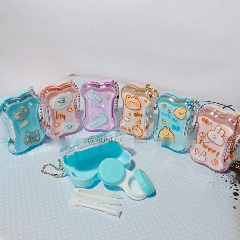 TEMPAT SOFTLENS/SOFTLENS BOX/KONTAK LENSA/TEMPAT SOFTLENS LUCU /SOFTLENS CASE /SOFTLENS COVER CUTE