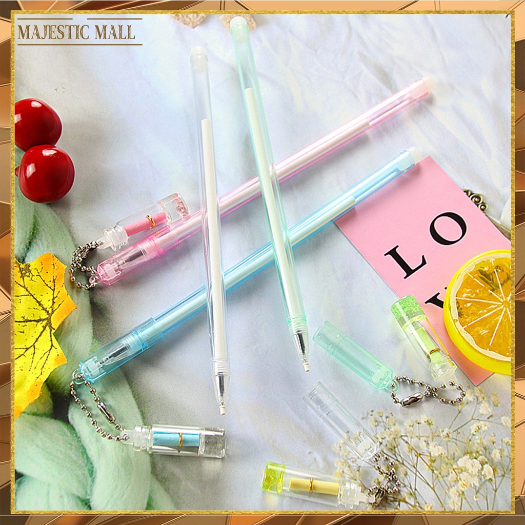 

® Pulpen Gantungan Botol Surat Pena Karakter Lovely Bottle Letter Pendant Pen Import COD