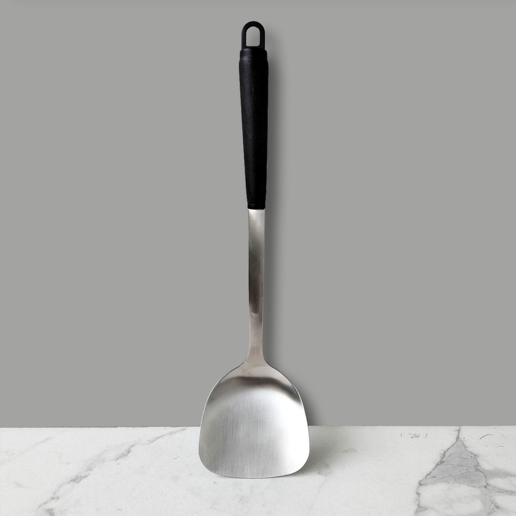 NEXXIO SPATULA MASAK SUS 304 BERKUALITAS / SENDOK SUP / SPATULA COOKING / SPOON SOUP SILVER / CENTONG SUP / SENDOK MASAK