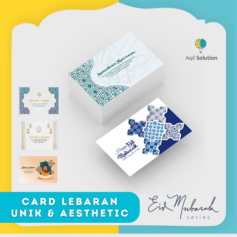 Ramadhan Card / Kartu ucapan Ramadhan / Kartu Lebaran Gift Card eid al fitr ramadan