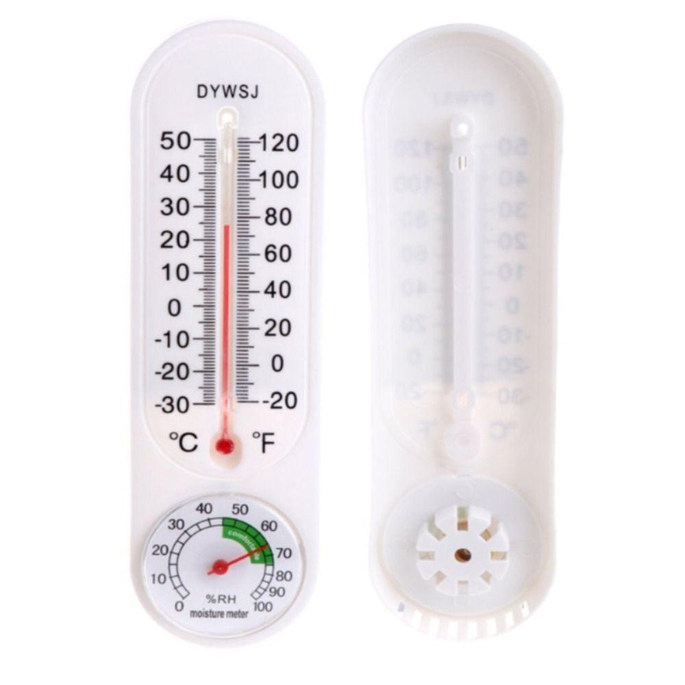 Lanfy Termometer Gantung Tempel Dinding Pengukur Suhu Elektronik Temperature Monitor Thermometer Hygrometer Humidity Gauge Humidity Meter Sensor Pengukur Suhu Kelembaban