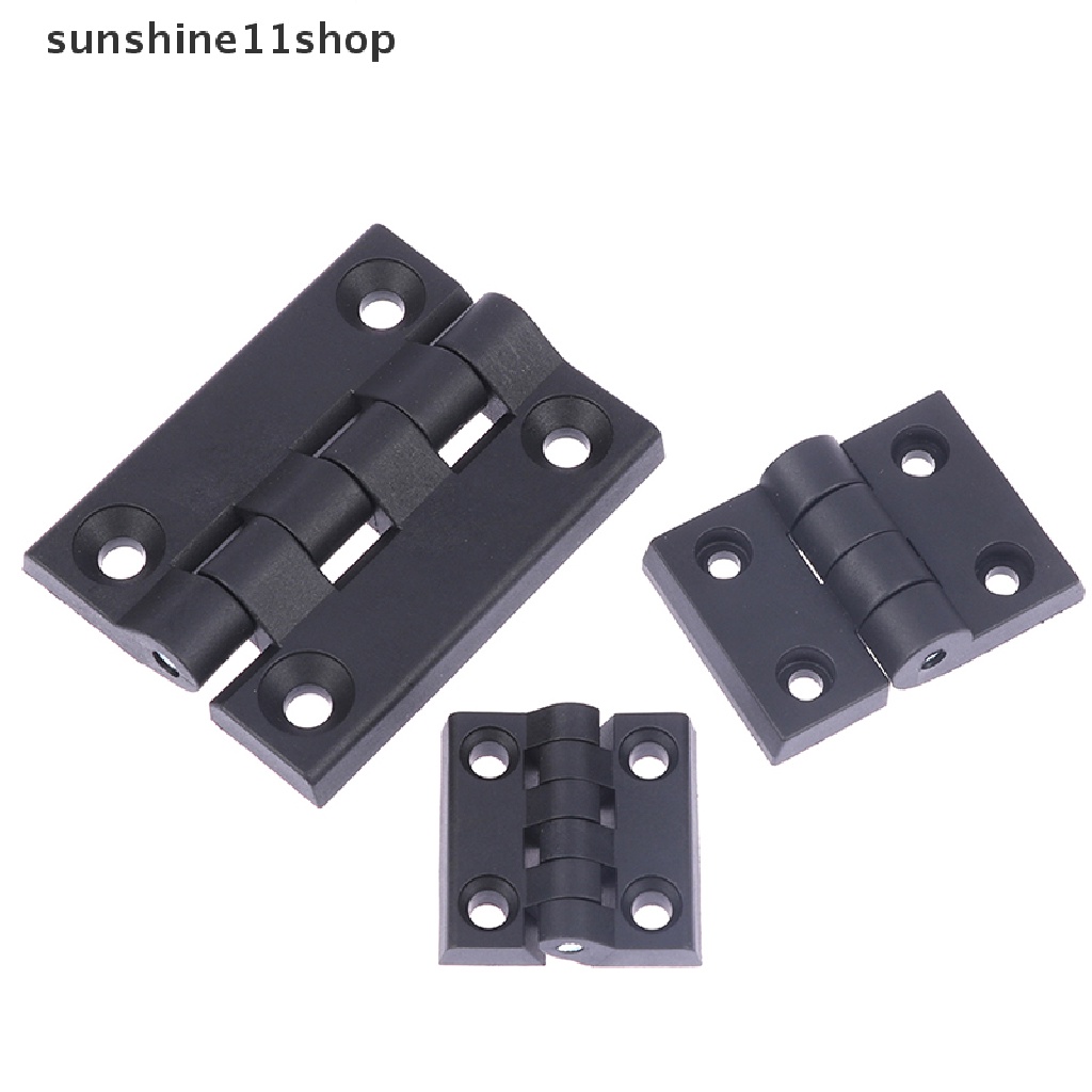 Sho 1PCS Engsel Hitam Bantalan Pintu Plastik Pantat Lemari Laci Kotak Perhiasan Hinges N