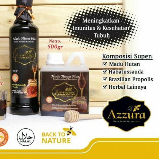 

✶ Azzura - Hitam Pahit Plus Propolis Habatussauda ➸