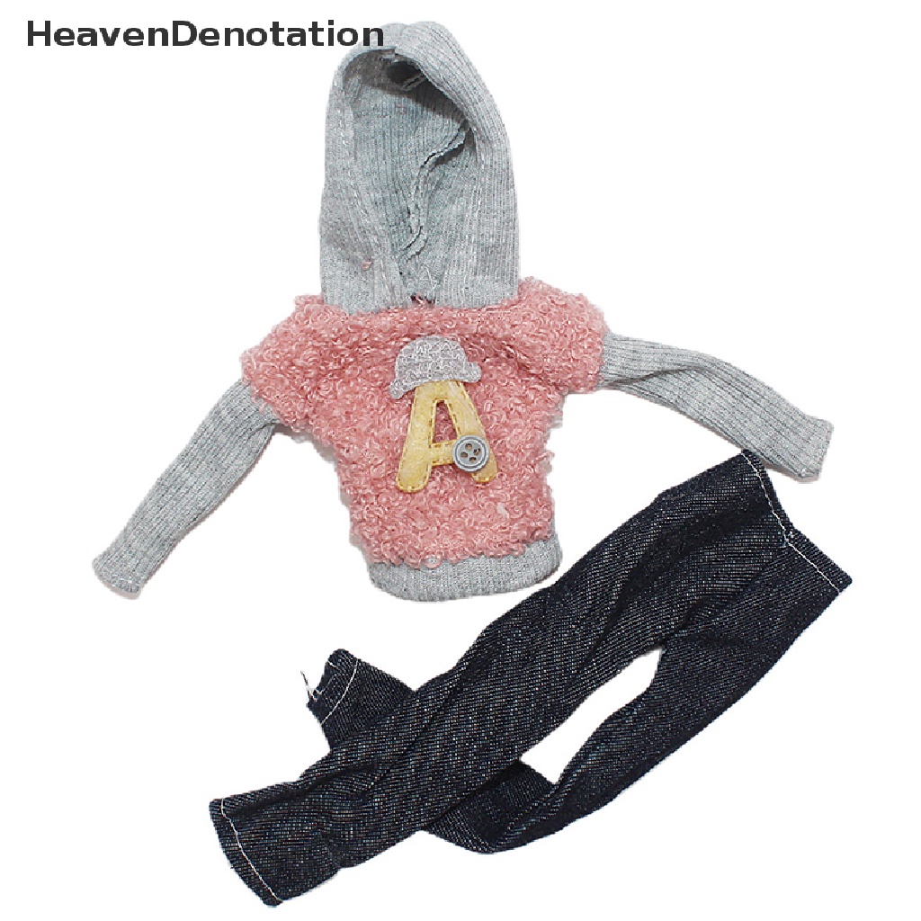 [HeavenDenotation] 1set 30cm Gaun Boneka Winter Dress Set Boneka Dressing Boneka Hadiah1:6 Gaun Boneka HDV