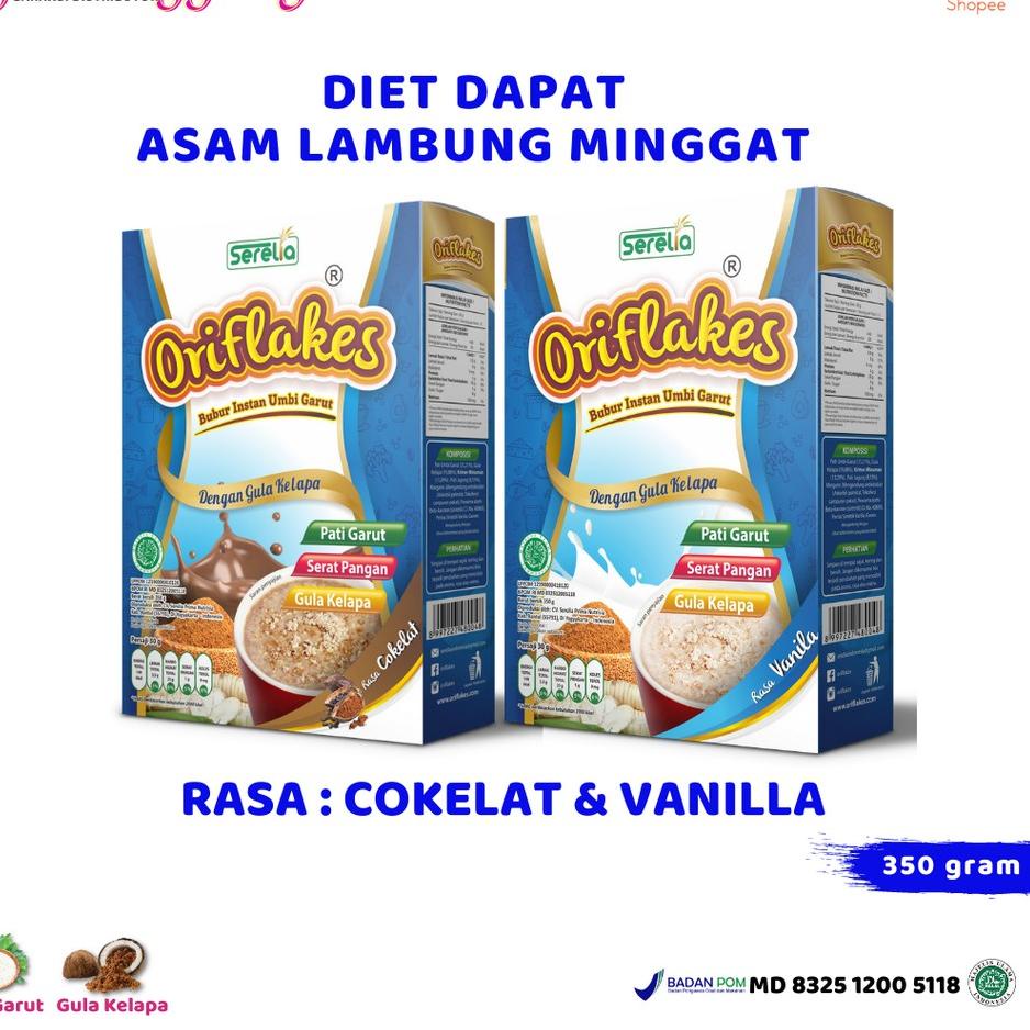 

✨Terbaru✨ Oriflakes Slim Diet Sereal Umbi Garut Asam Lambung Gerd Maag oriflakes slimy !!