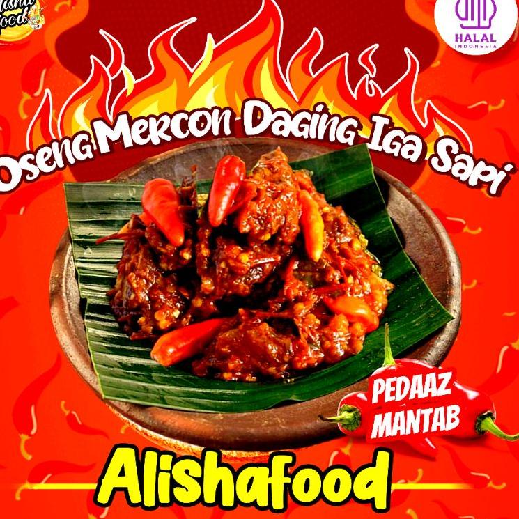 

TERMURAH [TER-NIKMAT] OSENG MERCON / SAMBAL DAGING IGA SAPI 50 GR(Halal)