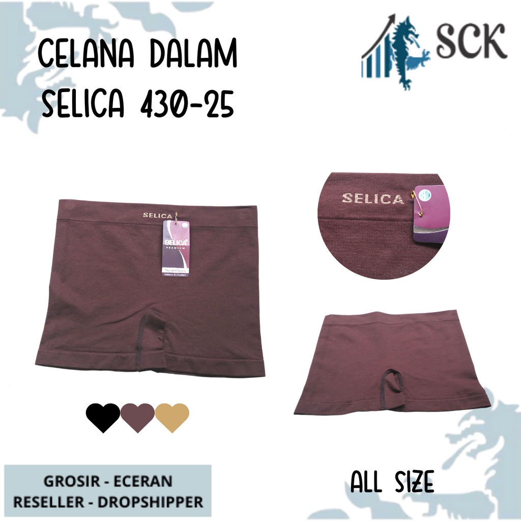 Celana Dalam Wanita SELICA 430-25 PREMIUM  / CD Bahan Nylon Spandex