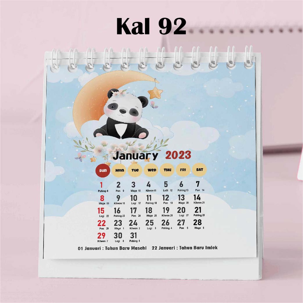 

Artomaringi Kalender Mini 2024 / Kalender Meja 2024 Custom KAL92