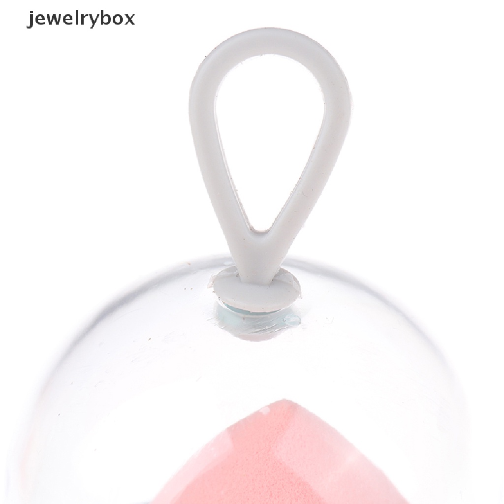 [jewelrybox] 1xbeauty Spons Stand Tempat Penyimpanan Makeup Puff Holder Kosong Kosmetik Pengeringan Kotak Butik