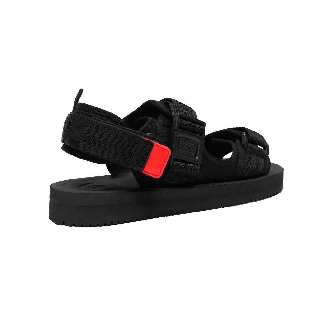 Geje Apparel - Sandal Gunung Outdoor Travelling Full Black