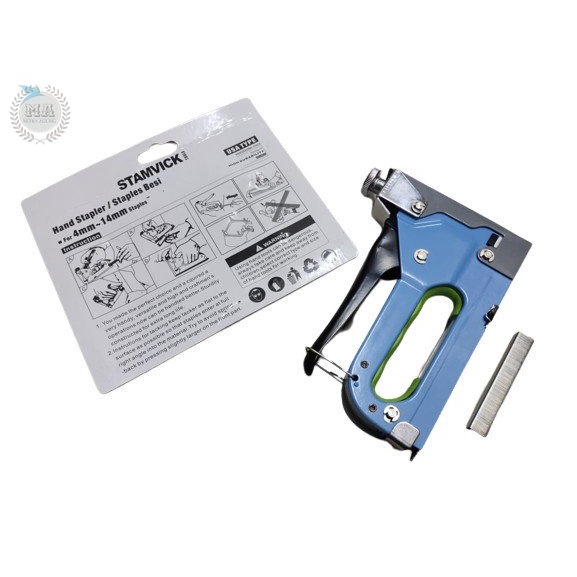 Staple Gun Besi Tembak Tacker Staples STAMVICK 3 in 1 Tembak Hekter OLS Stapler Tembak / Cekrekan / Pengokot / Hekter Gun Tacker