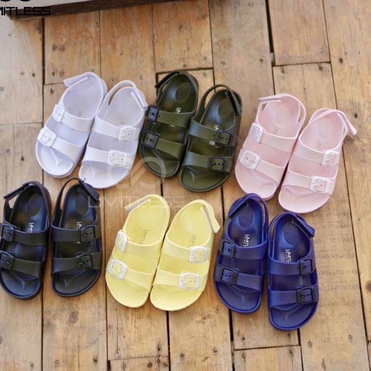 [cod]  Sandal Gunung Anak Laki Laki Perempuan Slop Eva Polos Terbaru Sepatu Sendal Anak Unisex Berta