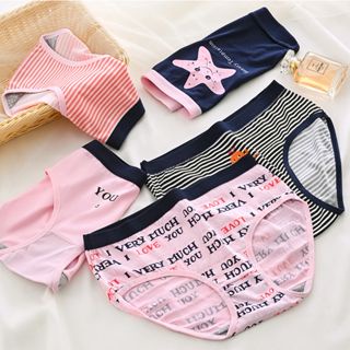 GO!CD1076 CD imut fashion Undies Celana Dalam Wanita Corak high quality katun import