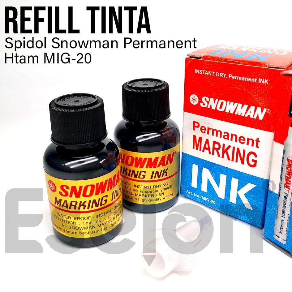 

M98 Refill Tinta Spidol Snowman Permanent Marker G-12 / isi ulang tinta Snowman Permanent MIG-20 BARANG TERUPDATE ㄲ