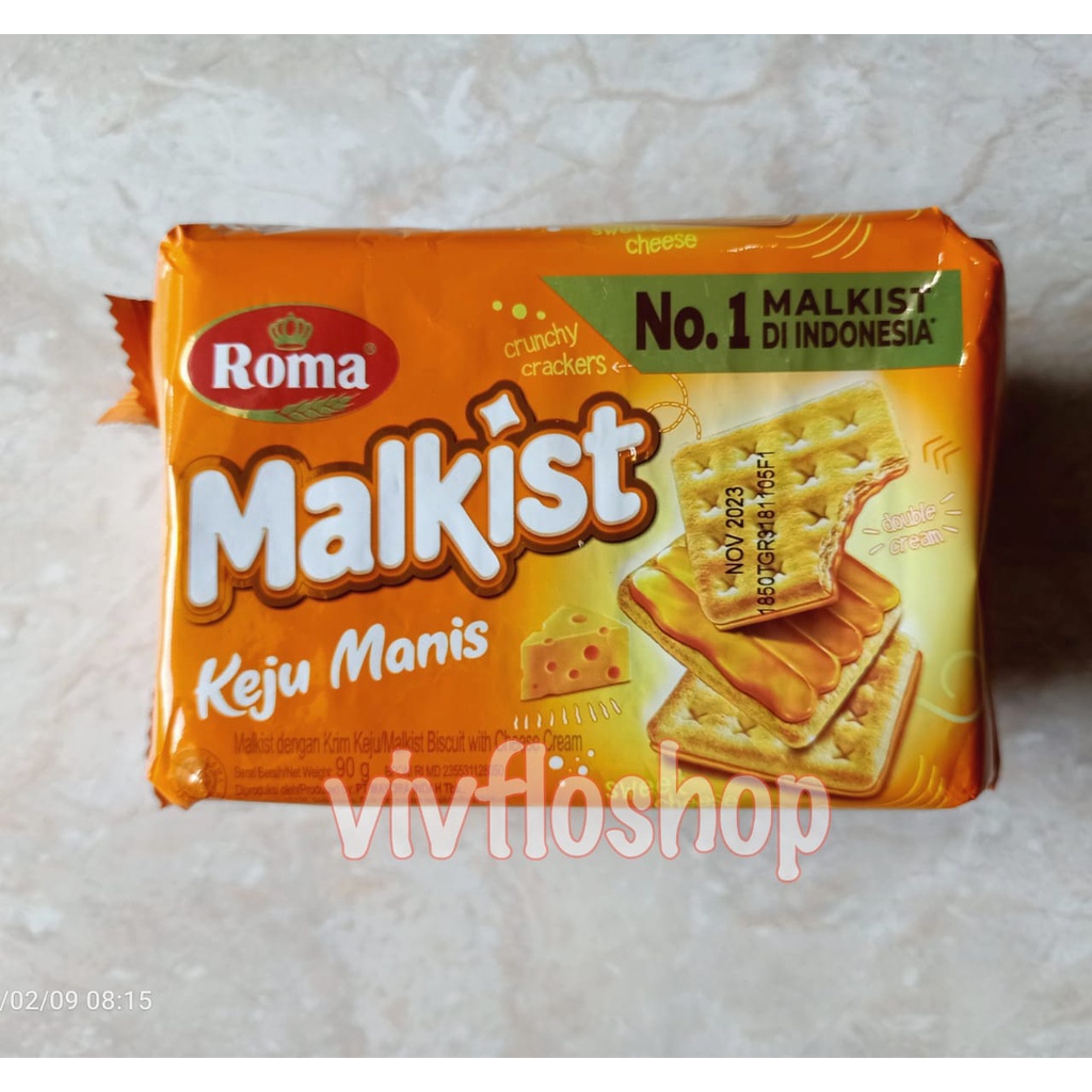 

Roma Malkist Keju Manis 90 gram