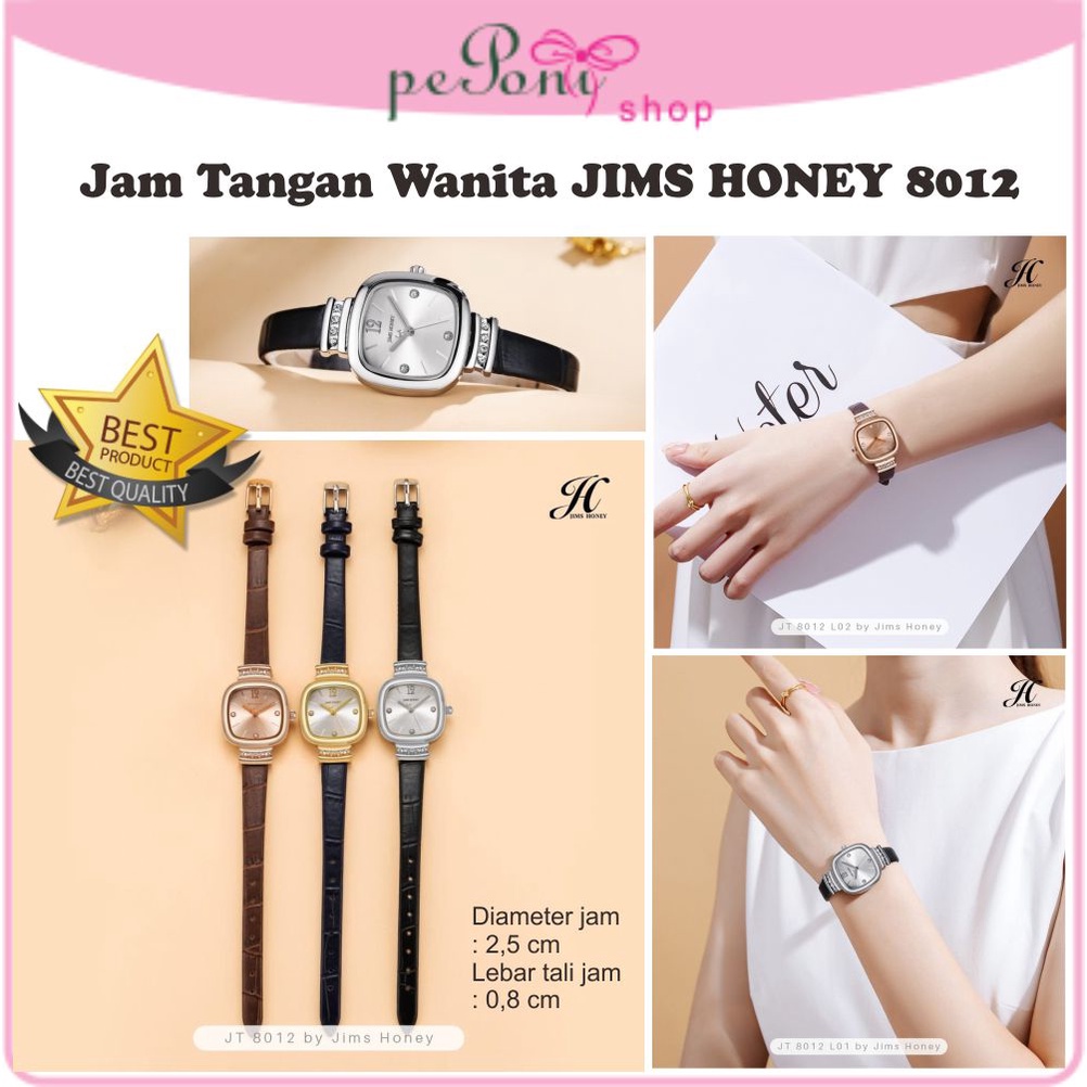 Jam Tangan Wanita - Arloji Wanita JIMS HONEY JT 8012- Jam Tangan Bagus