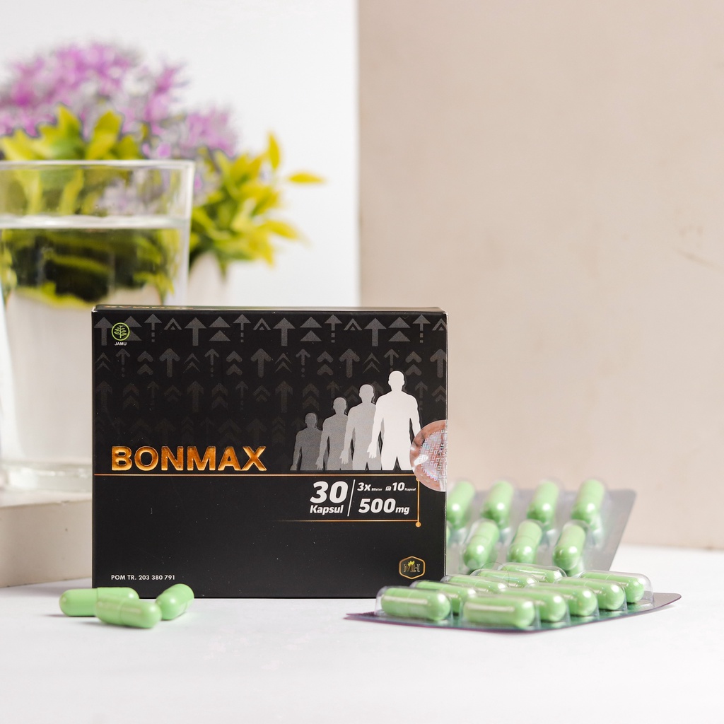 BONMAX KAPSUL PENINGGI HERBAL/ NAIK 5-15 CM/ BANTU TINGGIIN BADAN