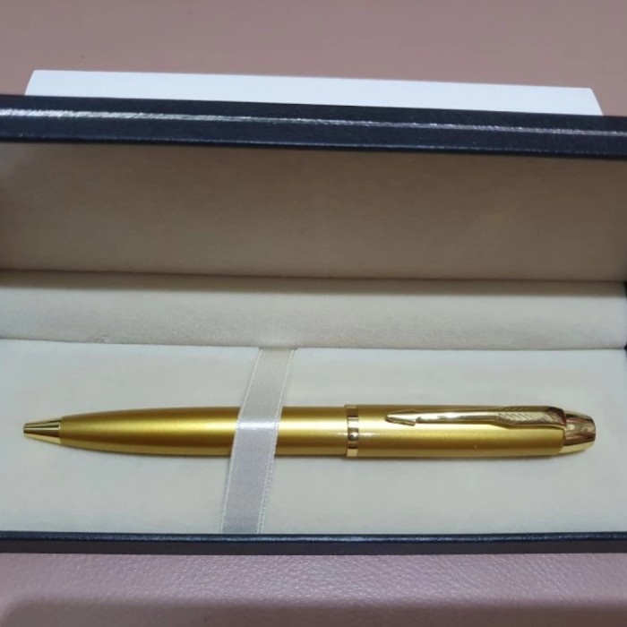 

Pulpen Parker Sonnet TW Full Gold Klip Emas + Free Grafir Nama + Box