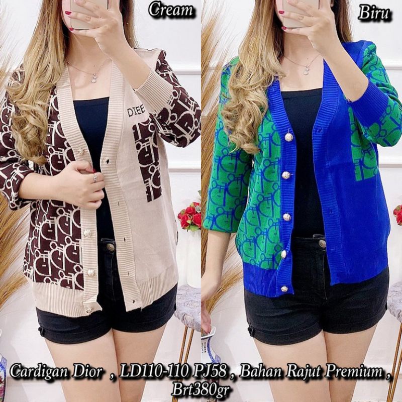 CARDIGAN DIOR RAJUT PREMIUM