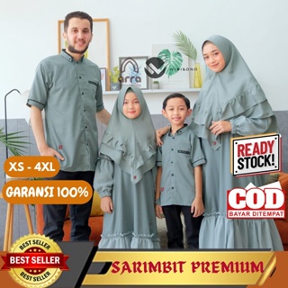 Sarimbit Keluarga Arra Baju Koko Gamis Ayah Ibu Anak W3 MECCA SAGE GREEN ORIGINAL BRAND ARRA Premium Baju Couple Lebaran Keluarga Muslim 2