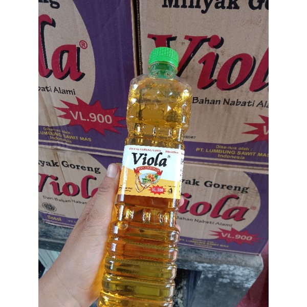 

minyak goreng viola VL900 1dus isi 12botol