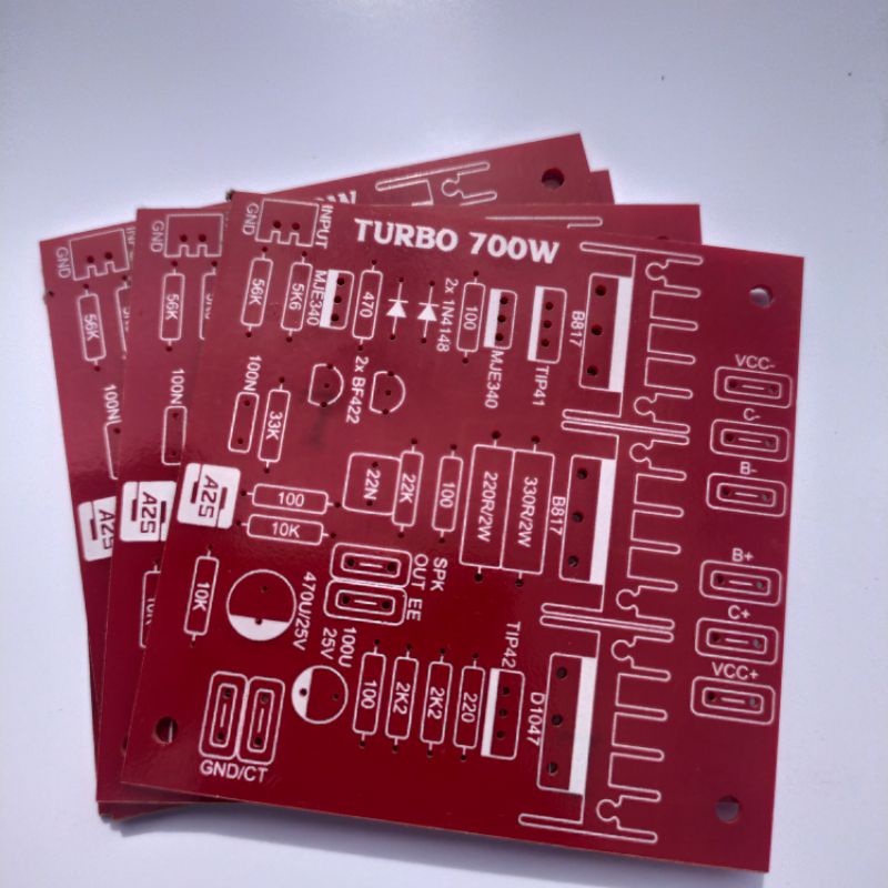 PCB Driver Power Amplifier 700W Turbo 700 Watt