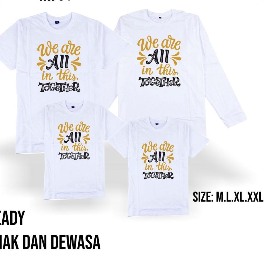 ( BISA COD ) KAOS COUPLE PASANGAN KAOS COUPLE KELUARGA - Baru .