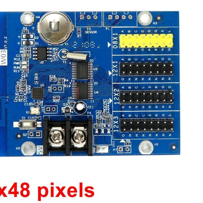 ☇ Controller Huidu HD-W03 W03 Wifi Panel Modul LED P10 P4.75 P7.62 Running Text HD-W00 W00 HD-W60 W6
