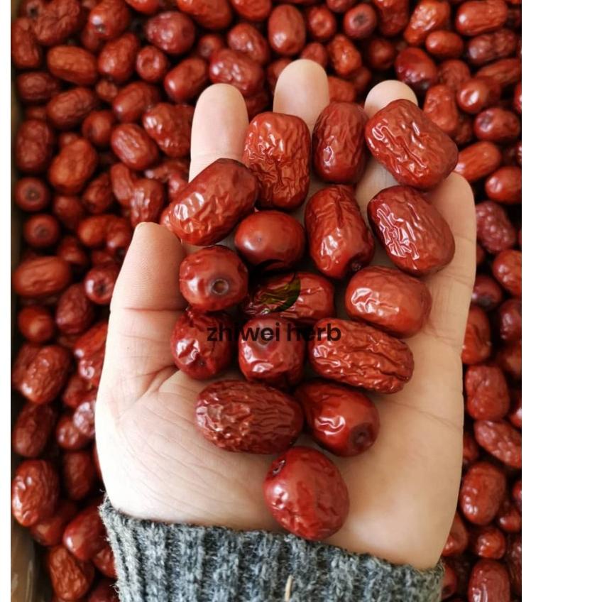 

♣ 1 kg Angco Merah, Ongco, Jujube, Red dates 红枣 二级f ➯