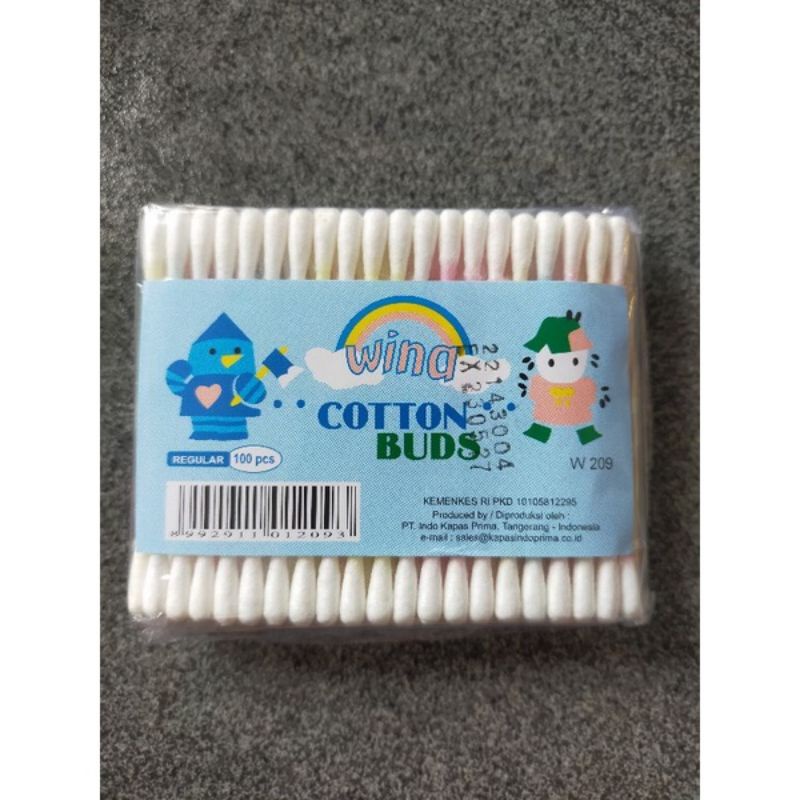 cotton bud wina isi 50 100 extrafine/reguler