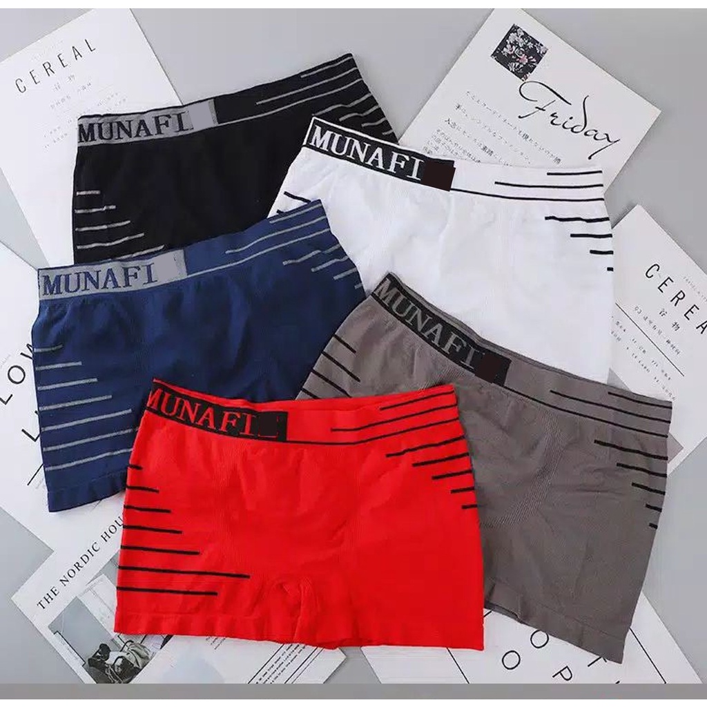 BV.ID BX325 Boxer Pria Premium CD Underwear Munafi* Man Munafi Celana Dalam Sempak Boxer