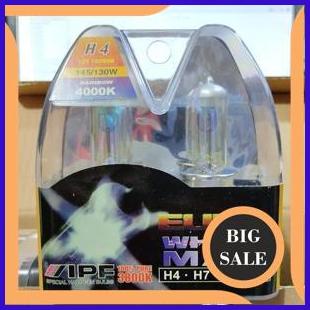 perkakas LAMPU HALOGEN RAINBOW H4 SET 2 PCS 12V 100W pelangi 100 watt 6500k bohlam  univer