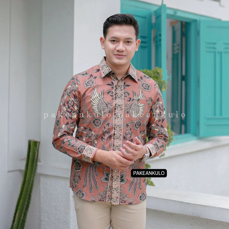 Batik Premium Pria Slimfit || Motif Sakuntala