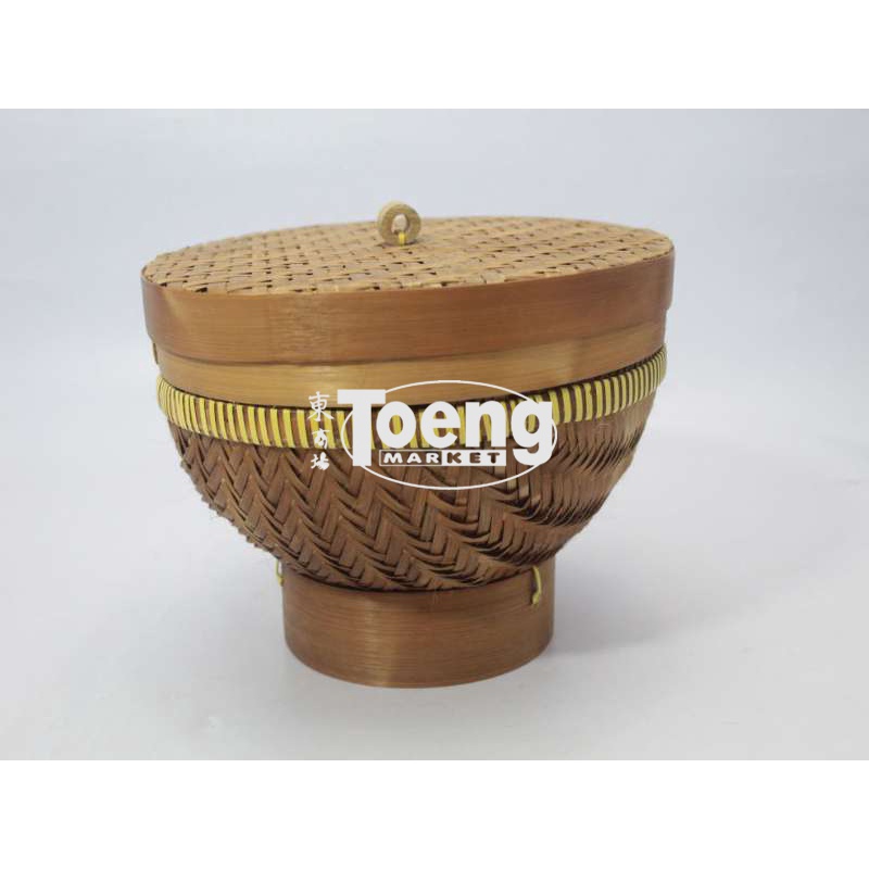 BAMBU BAKUL NASI+TUTUP BESAR RK / WADAH NASI BAMBU