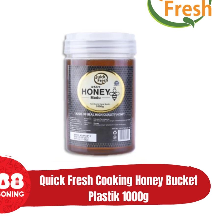 

❂ QUICK FRESH COOKING HONEY (Bucket Plastik) 1000g ♤