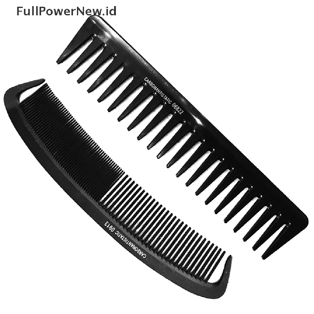 Power Gigi Besar Tahan Panas Gigi Lebar Besar Sisir Detangling Hairdressing Comb ID