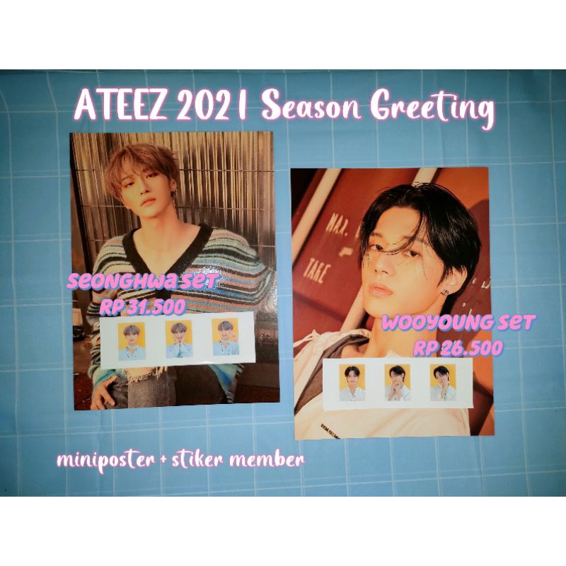 [SHARING] ATEEZ 2021 Season Greeting | Seonghwa Wooyoung