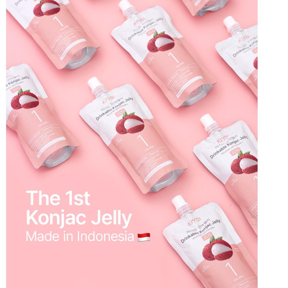 

♔ KIYOI Lychee Konjac Jelly [5 pcs set] ➬