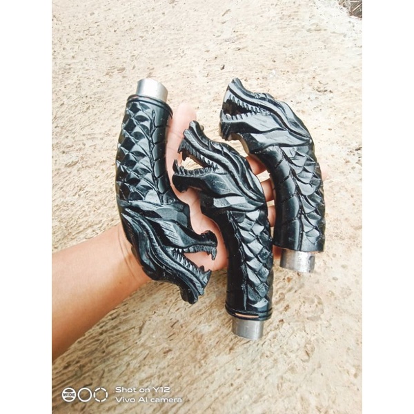 Gagang Pisau Ukir Naga 15 cm