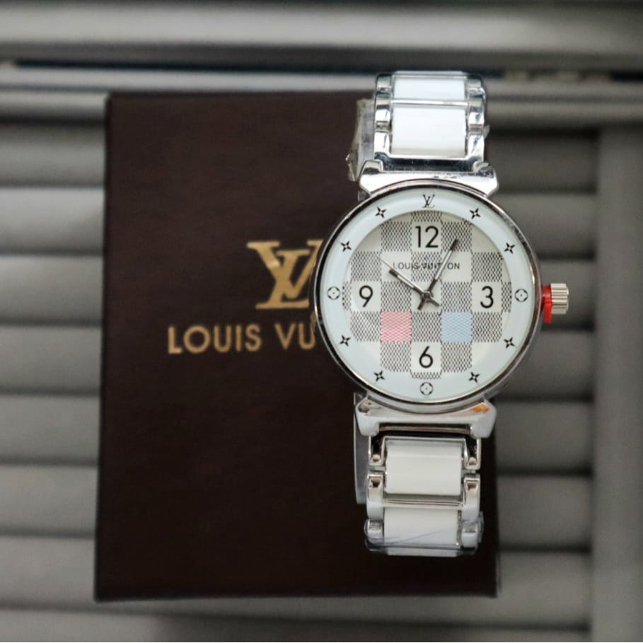 Jam tangan casual wanita LV fashion New model free box lv exclusive FORTUNAWATCH