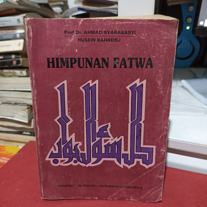 buku agama islam himpunan fatwa Husein bahreisj 598 hal1987