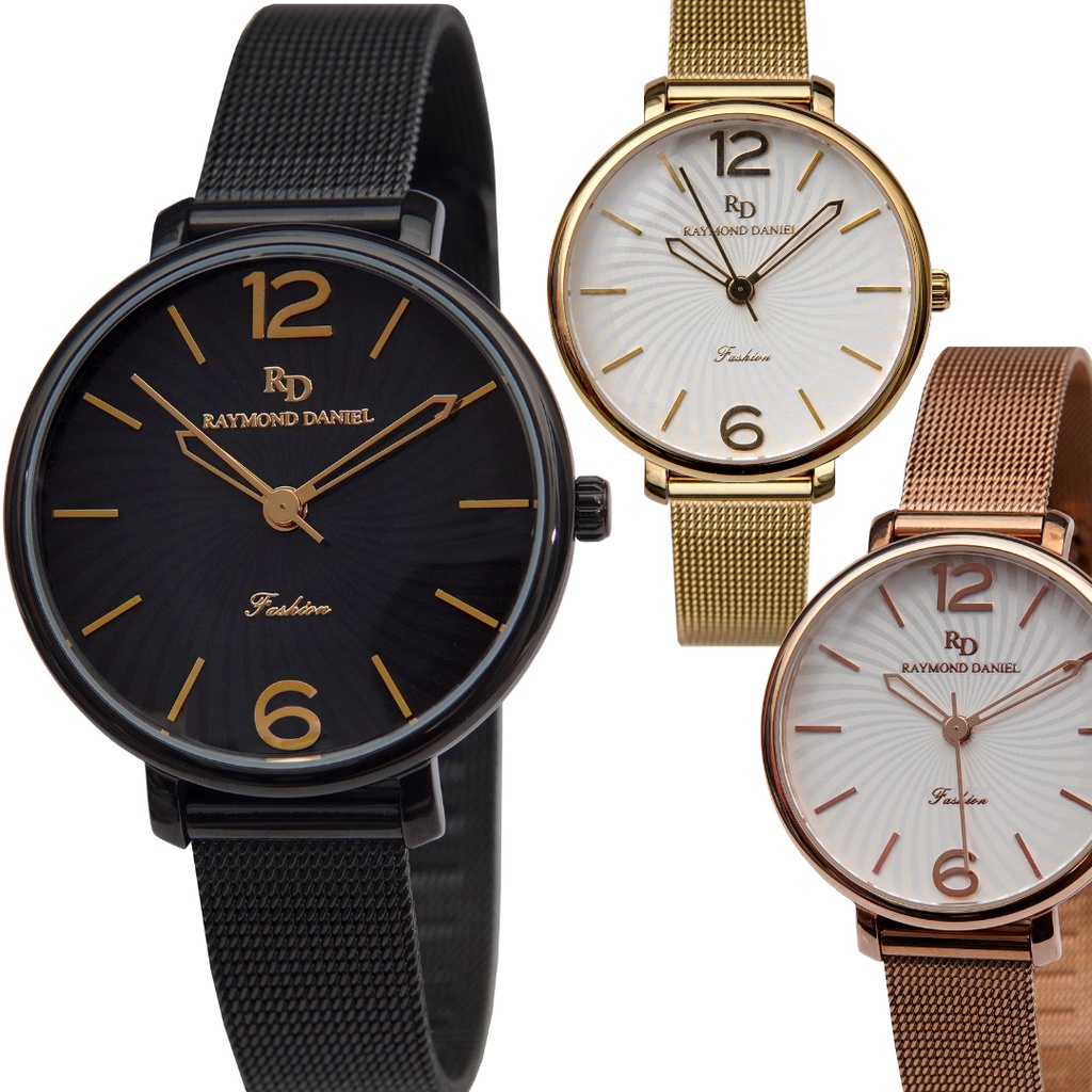 Raymond Daniel RD 269 All Stainless Steel Jam Tangan Wanita Original