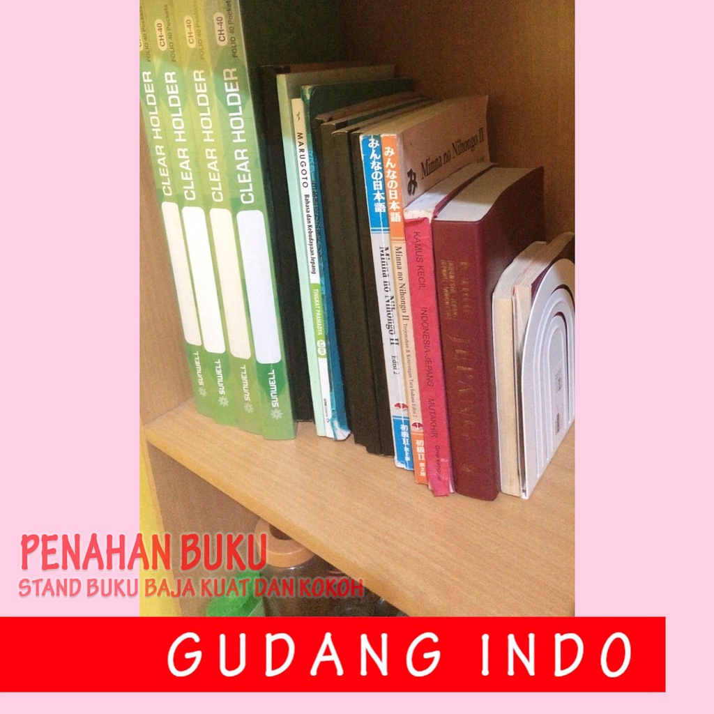 

Terlaris ✨ -Penahan buku 15x13 cm / stand dekorasi buku / Pembatas buku- 2.2.23