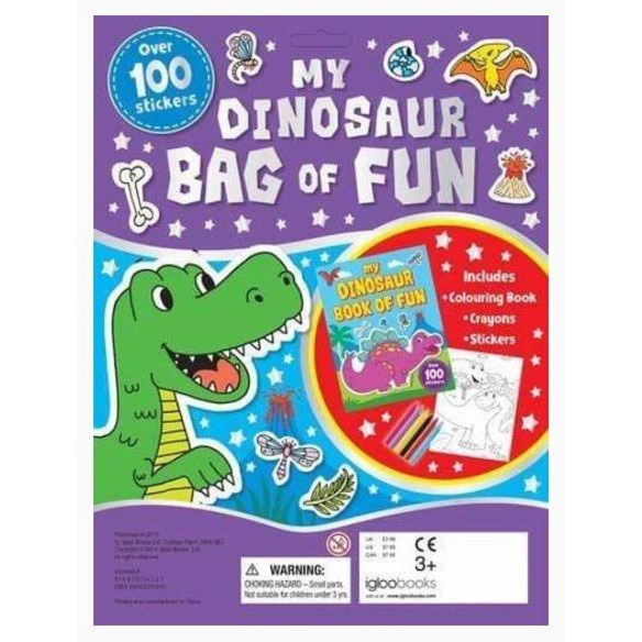 Terlaris Dinosaur Book / Buku Anak Dinosaurus / Activity Book