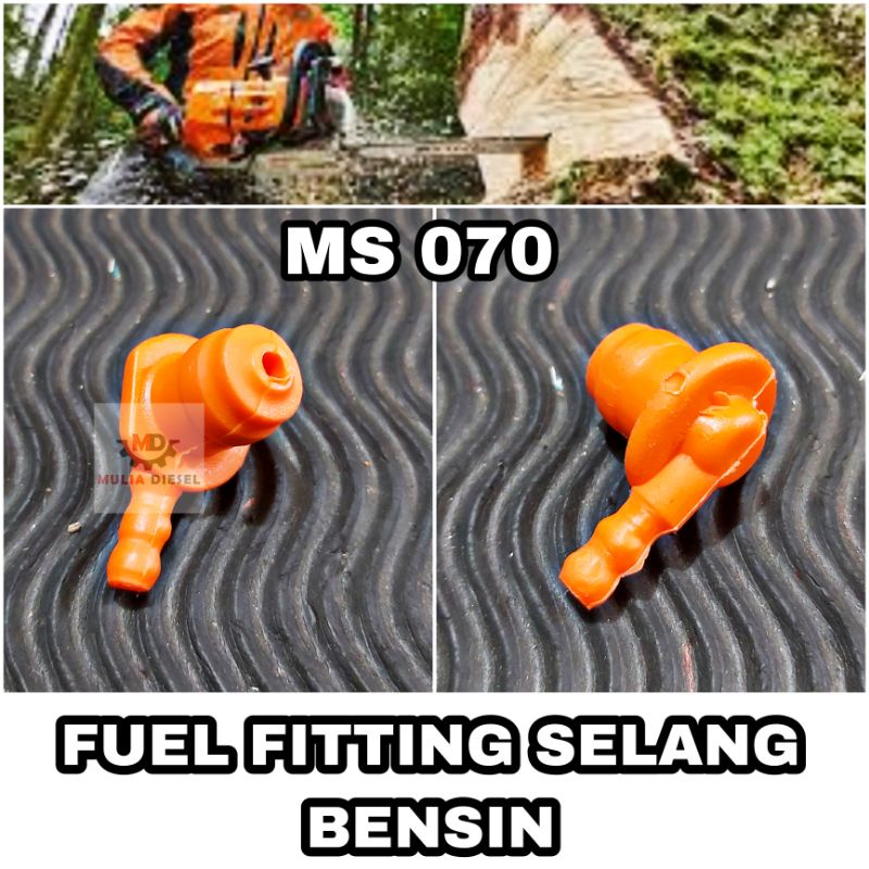 Fuel Hose Fitting Elbow Selang Bensin Chainsaw Senso Besar 070 MS070