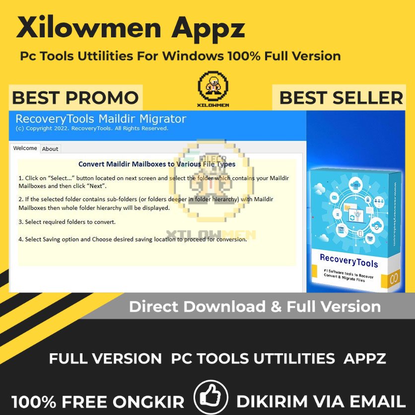 [Full Version] RecoveryTools Maildir Migrator Pro PC Tools Software Utilities Lifetime Win OS