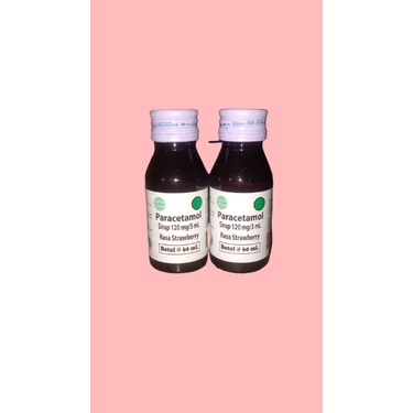 PARACETAMOL 120MG/5ML  SYRUP RASA STRAWBERRY MERSI