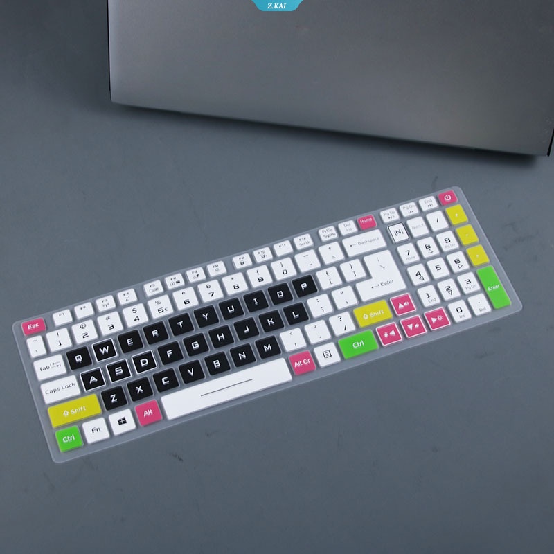 Silicone keyboard cover suitable for Acer Nitro 5 AN515-54-54W2 AN515-54-51M5 AN517-51-56YW Nitro 7 AN715-5115.6 Cover 【 ZK 】